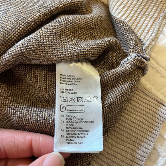 H&M - Oversized Leopard Print Cotton Sweater - Size L - Picture 5 of 5